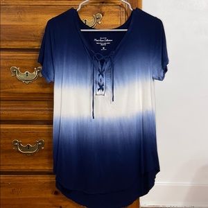 Blue ombre, Hollister blouse.